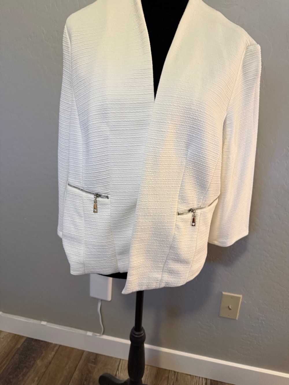 Ivory Knit Jacket